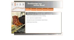 Desktop Screenshot of enorm-second-hand.de