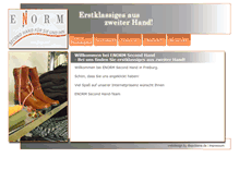 Tablet Screenshot of enorm-second-hand.de